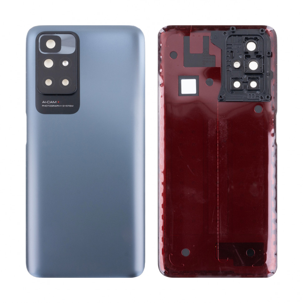 Задняя крышка для Xiaomi Redmi 10/10 2022 Серый - Премиум