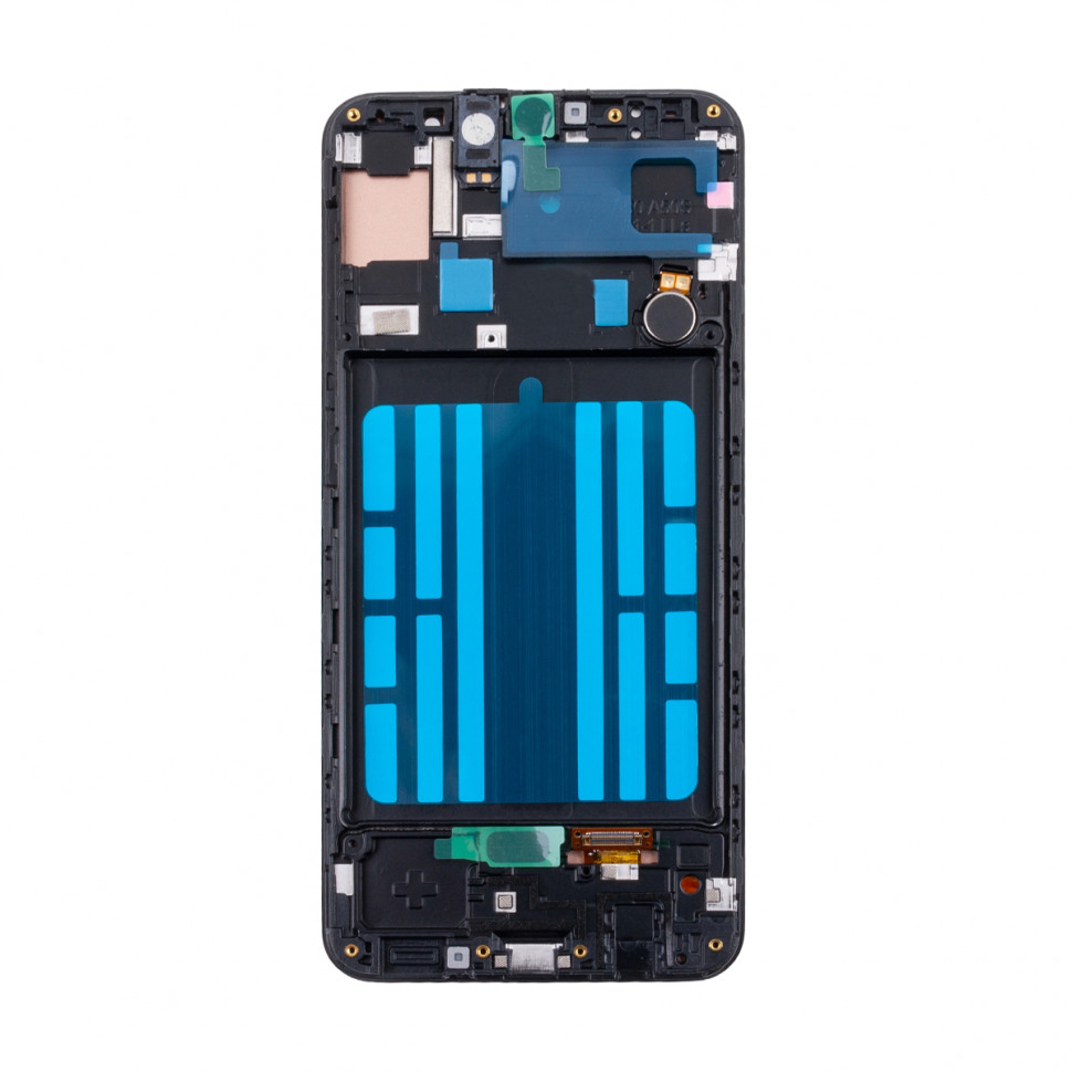 Дисплей с рамкой для Samsung A505F (A50) Черный In-Cell - Премиум