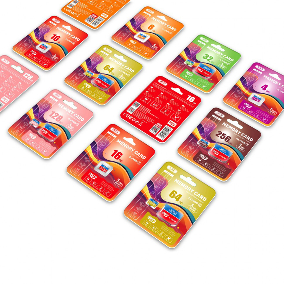 Карта памяти MicroSDXC 128GB Class 10 XO + SD адаптер