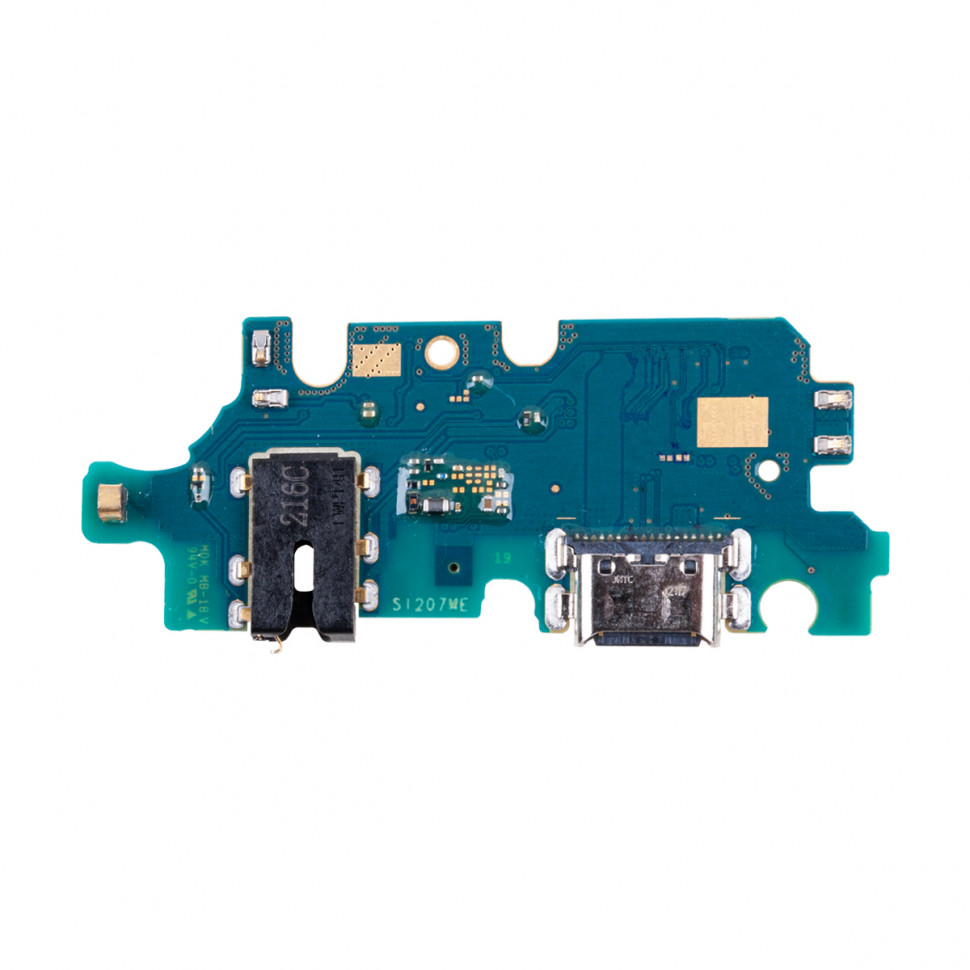 Шлейф для Samsung A135F/A137F (A13) плата системный разъем/разъем гарнитуры/микрофон - Премиум