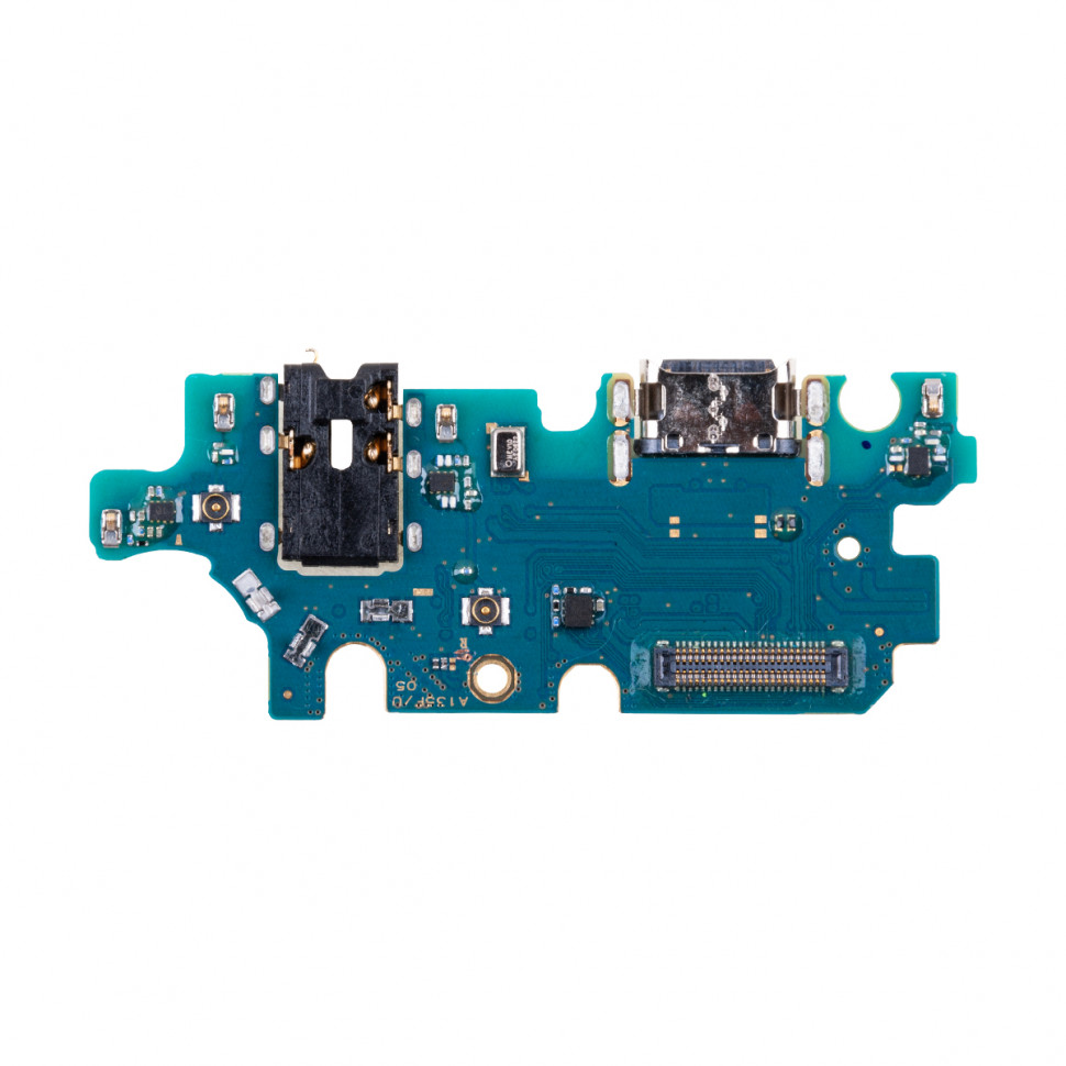 Шлейф для Samsung A135F/A137F (A13) плата системный разъем/разъем гарнитуры/микрофон - Премиум