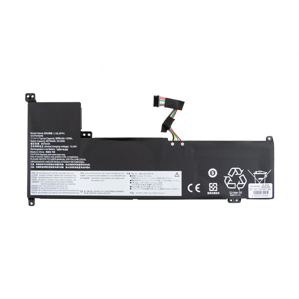 Аккумулятор для ноутбука Lenovo L19C3PF6 (IdeaPad 3-17) 3600 mAh